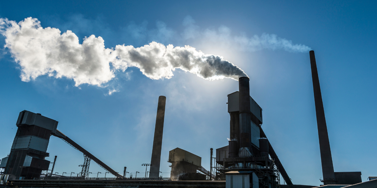 Smoke rising from a steel mill in Australia. (Photo by asiafoto/iStock)